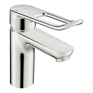 Hansa Mitigeur monocommande de lavabo HANSACARE chrome, saillie 114 mm