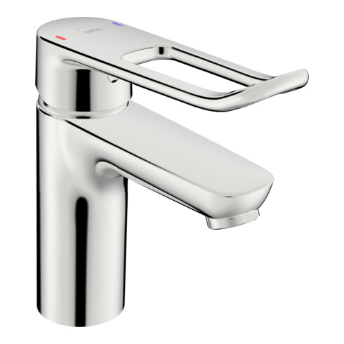 Hansa Mitigeur monocommande de lavabo HANSACARE chrome, saillie 114 mm