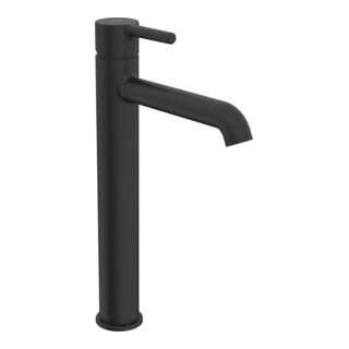 Hansa Mitigeur monocommande de lavabo HANSAVANTIS Style à levier pin, s/évac., bec 168 mm, mat-noir