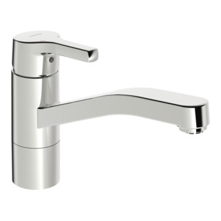 Hansa Mitigeur monocommande d'évier HANSAPALENO pivotant, bec 215 mm, ND, chrome