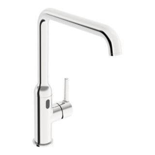 Hansa Mitigeur monocommande d'évier HANSAVANTIS Style Hybrid Hyb./Alim./Bluet., bec 255 mm, chromé