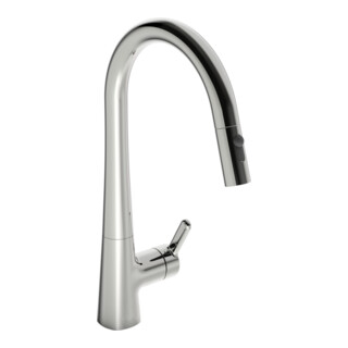 Hansa Mitigeur monocommande évier HANSADESIGNO Style, levier latéral, pivotant, bec 231 mm, chromé