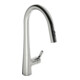 Hansa Mitigeur monocommande évier HANSADESIGNO Style, levier latéral, pivotant, bec 231 mm, chromé-1