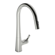 Hansa Mitigeur monocommande évier HANSADESIGNO Style, levier latéral, pivotant, bec 231 mm, chromé