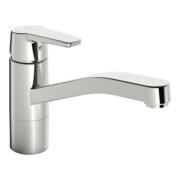 Hansa Mitigeur monocommande évier HANSAPOLO Eco 6 l/m, bec pivotant 215 mm, chromé