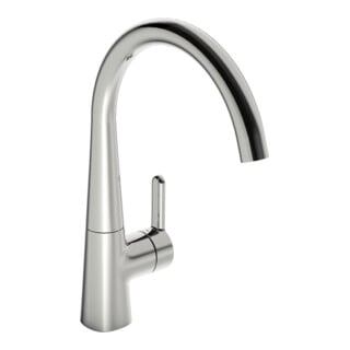 Hansa Mitigeur monocommande HANSADESIGNO Style, levier latéral, pivotant, bec 219 mm, chromé