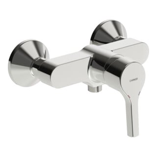 Hansa Mitigeur monocommande HANSAPALENO Déport 57 mm, chrome