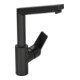 Hansa Mitigeur monocommande lavabo HANSATWIST He. s, o ALG, bec 130 mm, mat noir-1