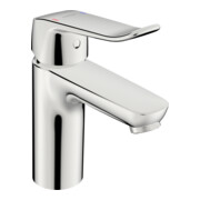 Hansa Mitigeur monocommande pour lavabo HANSACARE avec égouttoir, levier long, bec 114, chrome