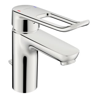 Hansa Mitigeur monocommande pour lavabo HANSACLINICA avec garniture vidage, bec 114 mm, chrome