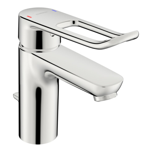 Hansa Mitigeur monocommande pour lavabo HANSACLINICA avec garniture vidage, bec 114 mm, chrome