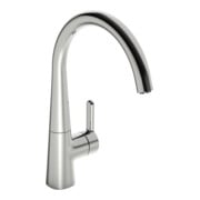 Hansa Mitigeur monotrou HANSADESIGNO Style ND, acier inox, pivotant, bec 219 mm, chrome