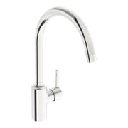 Hansa Mitigeur monotrou pour évier HANSAVANTIS commande latérale, bec 247 mm, chrome