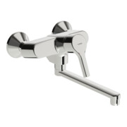 Hansa Mitigeur mural pour évier HANSAPALENO pivotant, portée 284 mm, chrome
