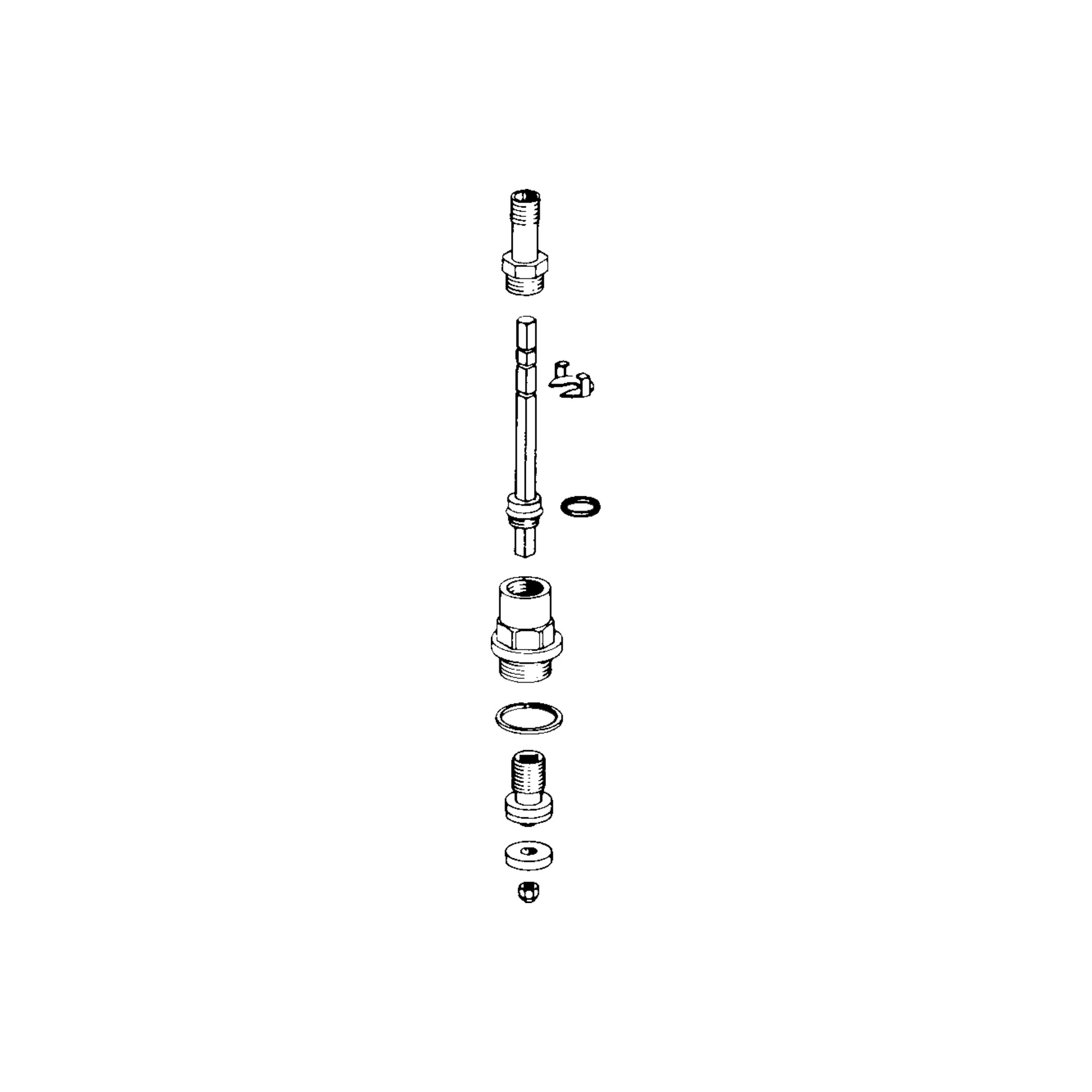 Hansa Oberteil 59901451 80 - 115 mm, G1/2