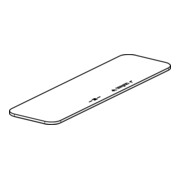 Hansa Plaque de recouvrement 59914601 Blanc 59914601