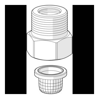 Hansa Raccord fileté 59914226 G3/8xG3/8