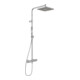 Hansa Regenbrause-Thermostat HANSAAURELIA Wandmontage, 1-strahlig, eckig, chrom-1