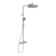 Hansa Regenbrause-Thermostat HANSAAURELIA Wandmontage, 3-strahlig, rund, chrom-1
