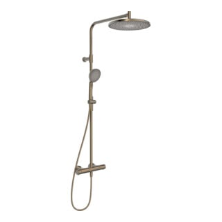 Hansa Regenbrause-Thermostat HANSAAURELIA Wd-mont., 3-strg., rd, Bronze gebürstet