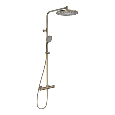 Hansa Regenbrause-Thermostat HANSAAURELIA Wd-mont., 3-strg., rd, Bronze gebürstet