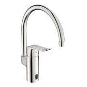 Hansa Robinet de cuisine infrarouge HANSACARE Hybrid/Bluetooth, batt., bec 178 mm, chromé