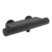 Hansa Robinet de douche HANSAOPTIMA Thermostat, montage mural, noir mat