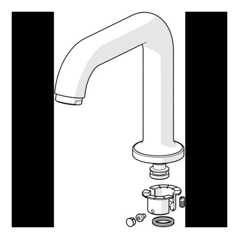 Hansa Robinet haut 59914202 Sortie 192 mm chromé