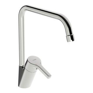 Hansa Robinet mitigeur évier HANSAPALENO pivotant, portée 221 mm, chromé