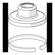 Hansa Ros. 59910094 d 70 mm DN15 chr