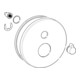 Hansa Ros. 59914221 170 mm chr Innendurchmesser 49,8mm-1