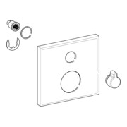 Hansa Ros. 59914222 150 x 150 mm chromé