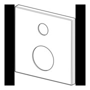 Hansa Ros. 59914315 150 x 150 mm chr