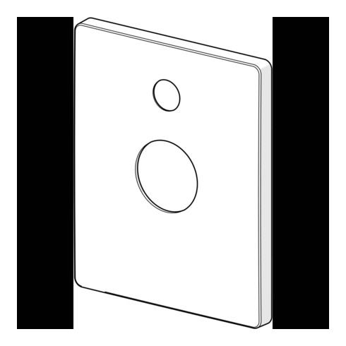 Hansa Ros. 59914327 185 x 150 mm chromé