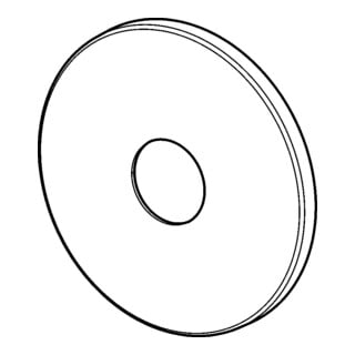 Hansa Rosette 170 mm chromée 59914306