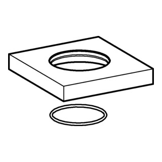 Hansa Rosette 75 x 75mm complète