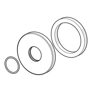 Hansa Rosette complète d= 75mm