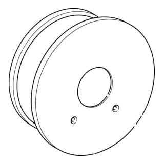 Hansa Rosette Designo Douche chromé