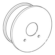 Hansa Rosette Designo Douche chromé-1