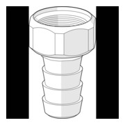 Hansa Schlauchanschluß 59914275