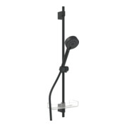 Hansa Set de barre de douche HANSABASICJET 960 mm, HB 3 jets, noir mat, Ø 18 mm-1