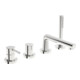 Hansa Set de montage complet HANSAVANTIS Style 4-L.-BW-EHM, rosace ronde, chrome-1