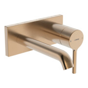 Hansa Set de montage complet HANSAVANTIS Style Mitigeur lavabo mono-commande, sort. 179 mm, bronze mat