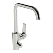 Hansa Spültisch-Einhebelmischer HANSAPOLO m mech GA-Vtl., schw, Ausl. 200mm, chr
