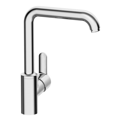 Hansa Spültisch-Einhebelmischer HANSAPRIMO Heb. seitl., schwenkb., Ausl. 192mm, chr