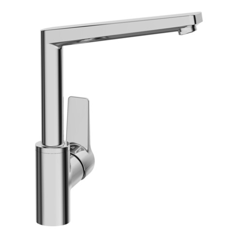 Hansa Spültisch-Einhebelmischer HANSATWIST Heb. seitl., schwenkb., Ausl. 193mm, chr