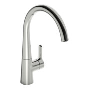 Hansa Spültisch-Einhebelmischer HANSADESIGNO Style ND, He stl, schwenkb., Ausl. 219mm, chr