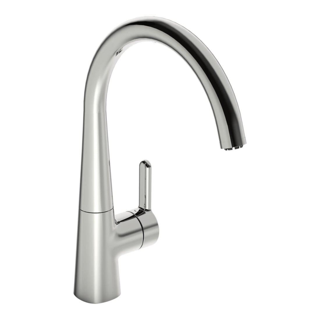 Hansa Spültisch-Einhebelmischer HANSADESIGNO Style ND, He stl, schwenkb., Ausl. 219mm, chr