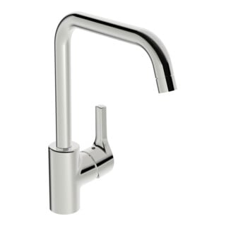 Hansa Spültisch-Einhebelmischer HANSAPALENO schwenkbar, Ausladung 203mm, chrom