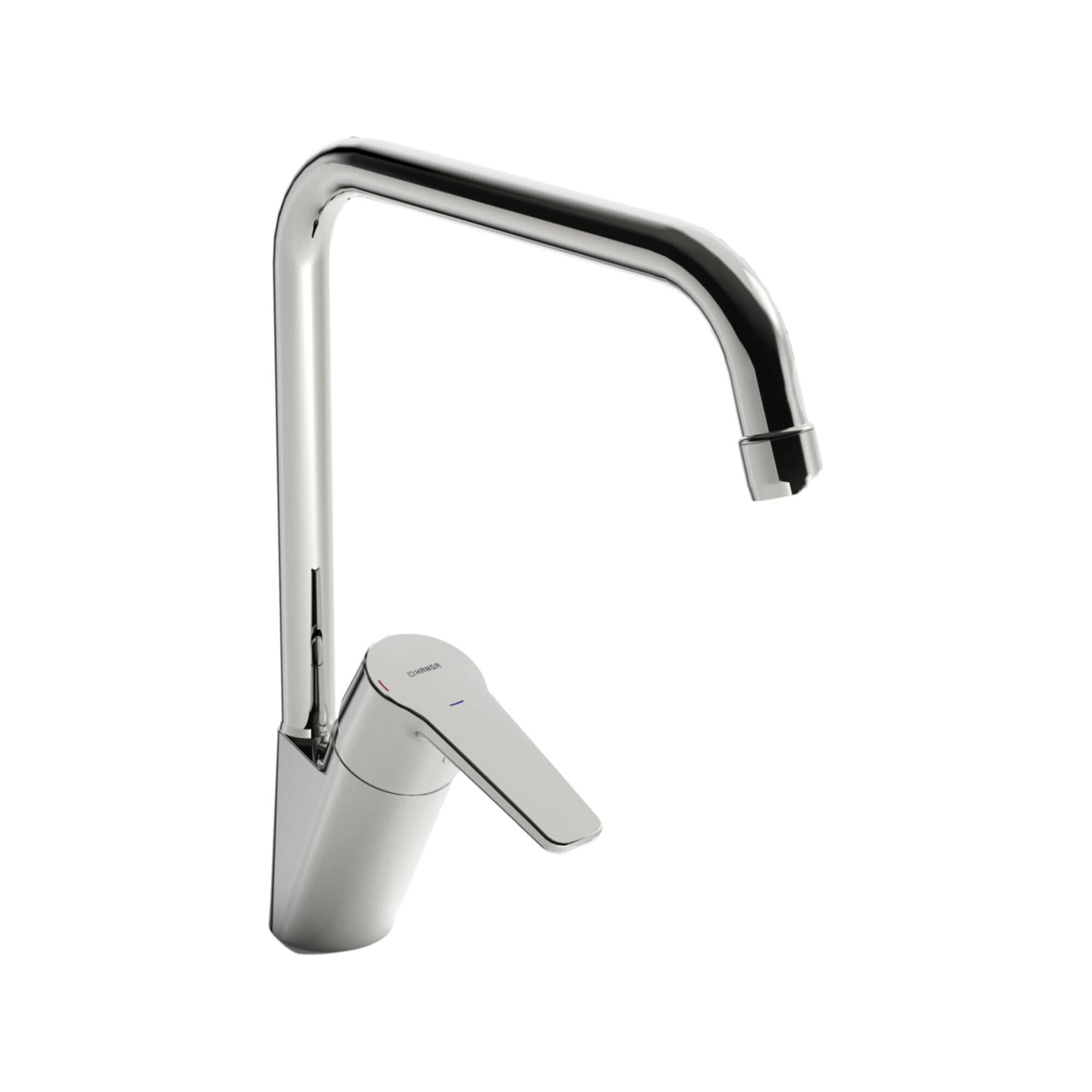 Hansa Spültisch-Einhebelmischer HANSAPOLO Eco schwenkb. Ausl., Ausladung 221mm, chrom